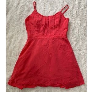 Coral summer dress